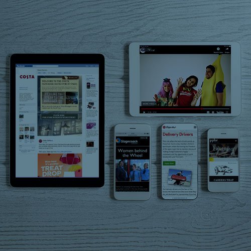 Employer branding agency selection of work