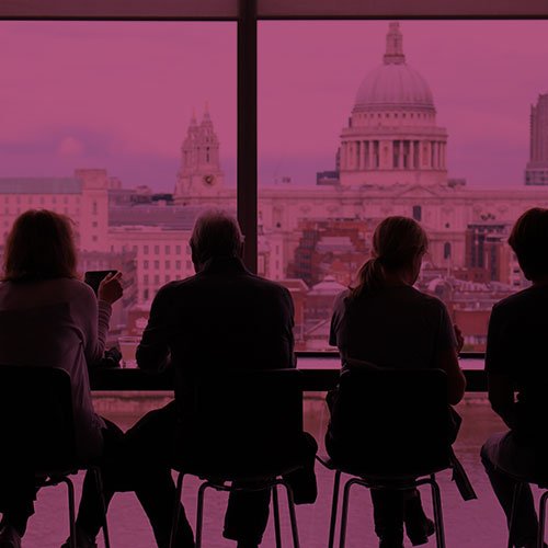 View over St Pauls, London
